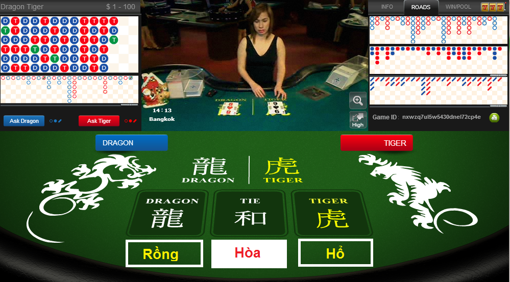 Những bí quyết chiến thắng trong game rồng hổ online