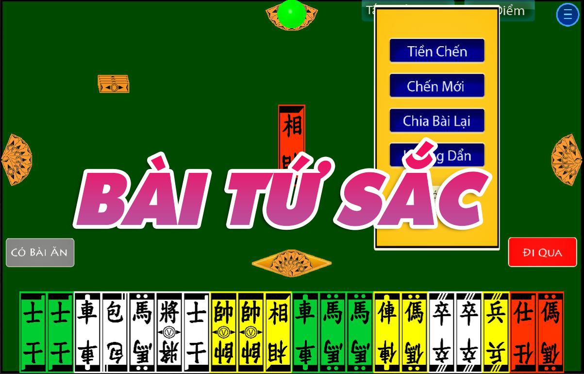 Game bài Tứ sắc lâu đời với những tuyệt chiêu đánh bài hay