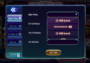 Hướng dẫn cách rút tiền tại cổng game 789 club