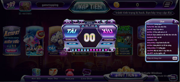 game tài xỉu 789 club