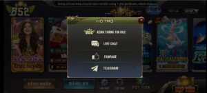 Các phương thức liên hệ B52 CLUB