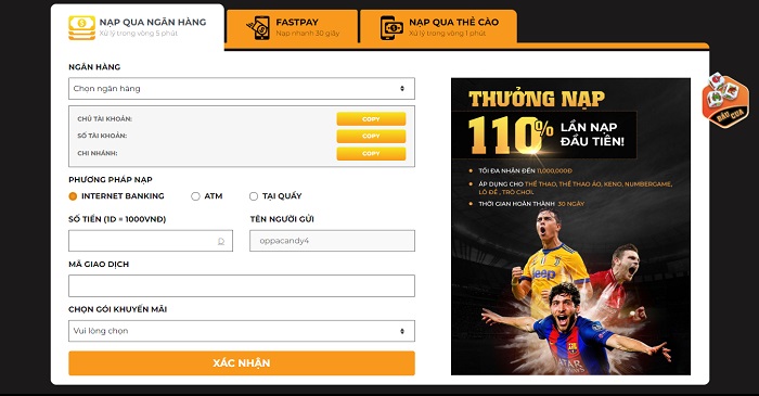 Cập nhật mới nhất Link vào Debet dành cho dân chơi