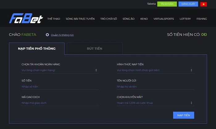 Link vào nhà cái uy tín Fabet mới nhất dành cho dân chơi