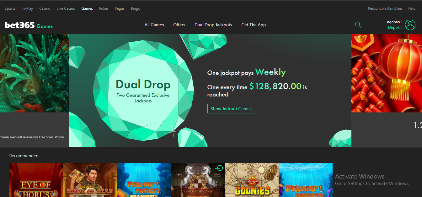 Nhà cái bet365 có giao diện đẹp mắt, cuốn hút người chơi, đúng chất một nhà cái trực tuyến chuyên nghiệp