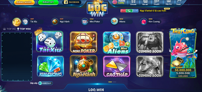 Game bài đổi thưởng Lộc win - Lộc bất tận hưởng
