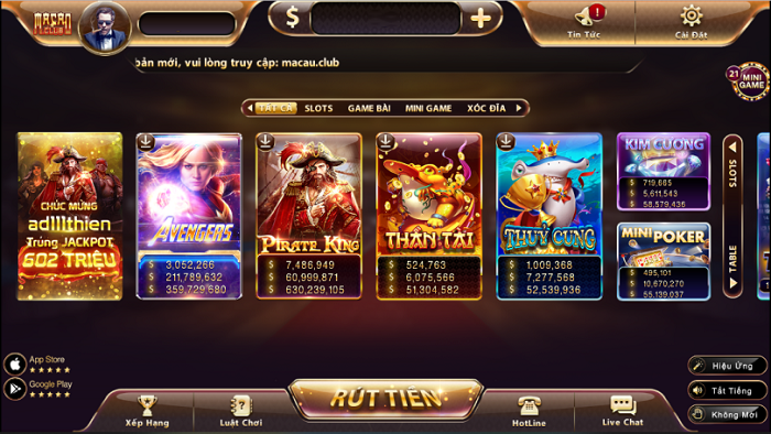 Macau Club - Thiên đường game bài đổi thưởng dành cho game thủ