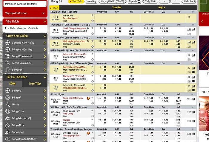 Chơi Dafabet hàng loạt cá cược thể thao rút tiền mặt bao hay