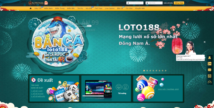 Loto188 đỉnh cao của lô tô đẳng cấp của xổ số