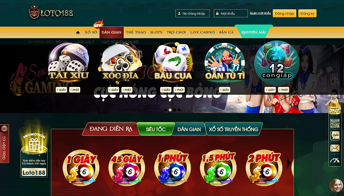 Loto188 đỉnh cao của lô tô đẳng cấp của xổ số