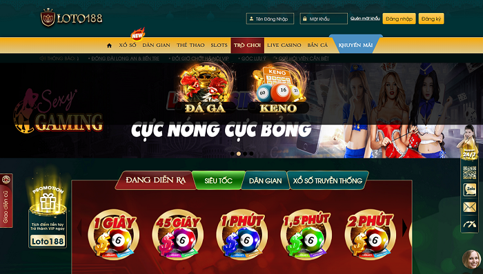 Loto188 đỉnh cao của lô tô đẳng cấp của xổ số