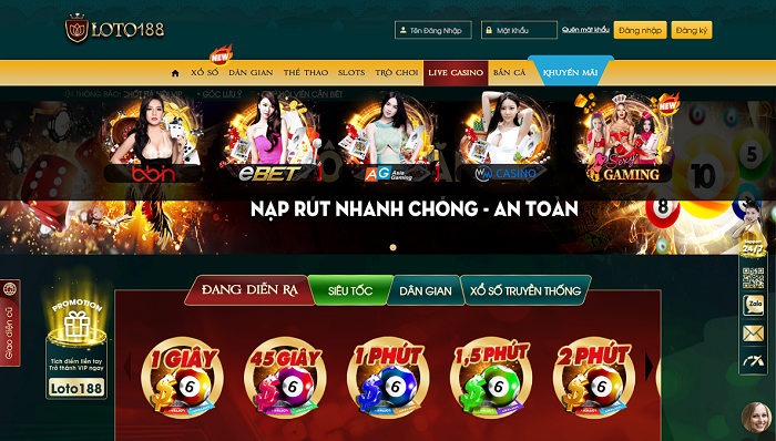 Loto188 đỉnh cao của lô tô đẳng cấp của xổ số