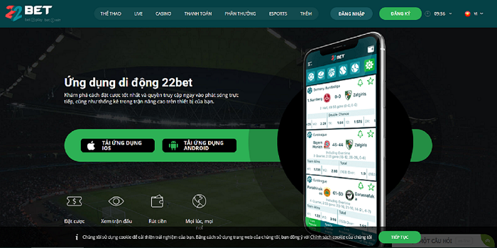 Nhà cái 22Bet địa chỉ cá cược thể thao đỉnh nhất hiện nay