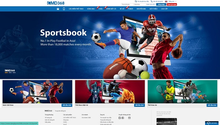 Cá cược tại CMD368 - Đẳng cấp của những màn cược đỉnh cao