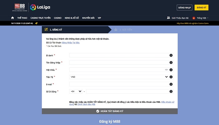 M88 tuyệt đỉnh cá cược đổi thưởng đã có ứng dụng dành cho mobile