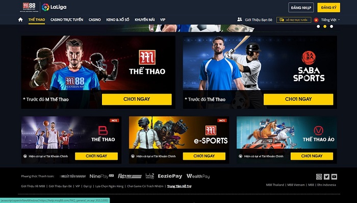 M88 tuyệt đỉnh cá cược đổi thưởng đã có ứng dụng dành cho mobile