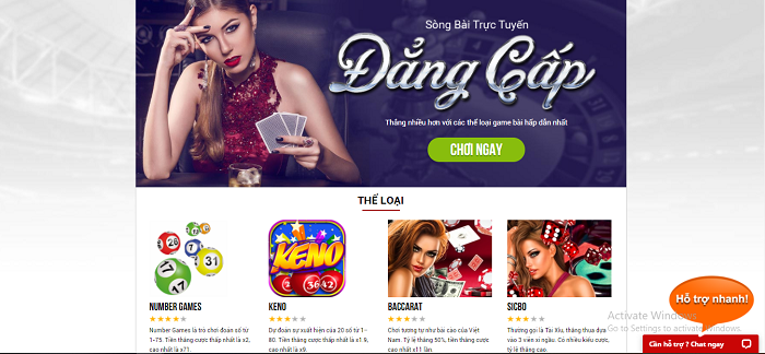 Giao diện đơn giản, logic của Mibet