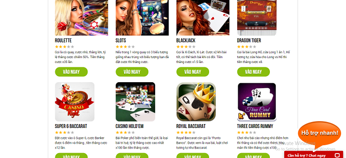 Đa dạng kho tàng game đổi thưởng tại Mibet