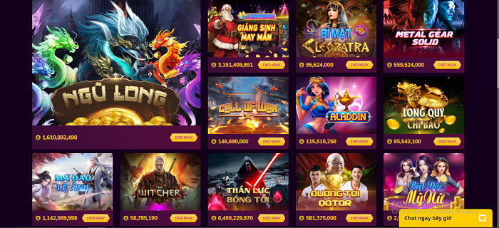 Danh sách hơn 100 games tại Nbet