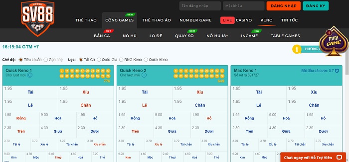 Nhà cái thể theo SV88 siêu đỉnh đã có mặt trên mọi ứng dụng