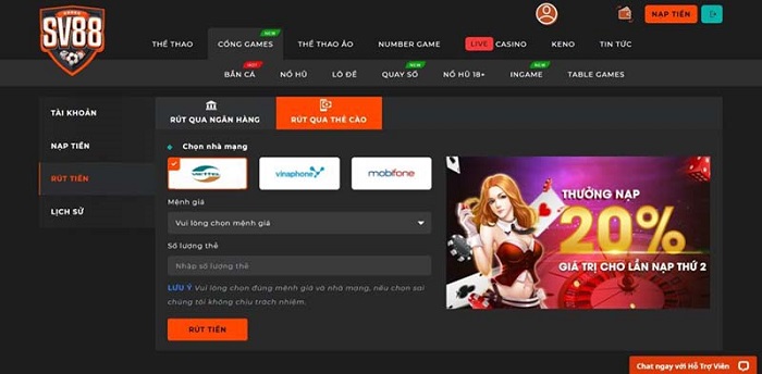 Nhà cái thể theo SV88 siêu đỉnh đã có mặt trên mọi ứng dụng