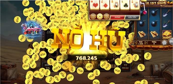 Nổ hũ liên tục cùng game bài No1club Vin