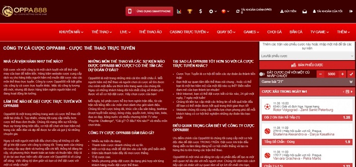 Oppa888 - Thiên đường chơi game và cá cược hấp dẫn mới nhất