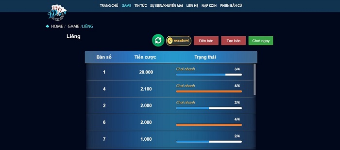 Weme Club - Sự lựa chọn web chơi bài trực tuyến tuyệt vời