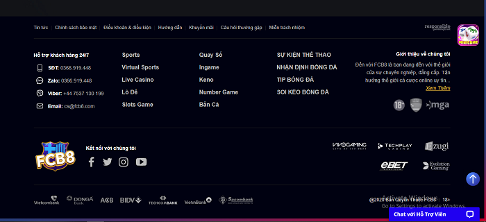 Các thông tin cơ bản nhất về FCB8
