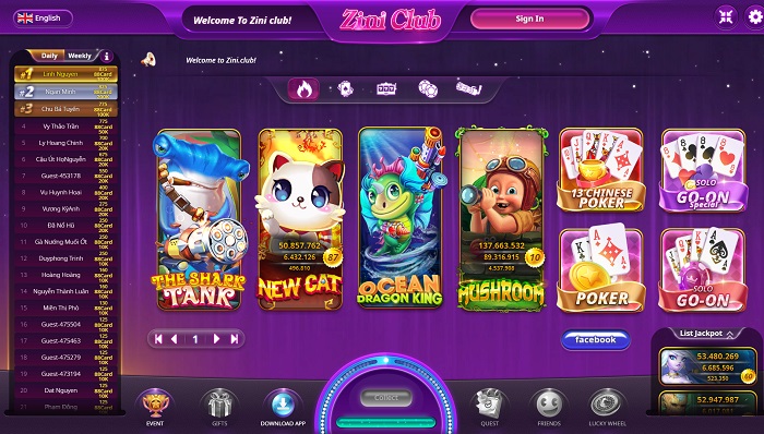 Zini Club | Tải Zini Club APK IOS mới nhất | Đánh giá game bài Zini Club