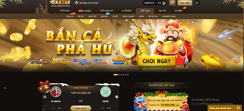 web cược Oxbet