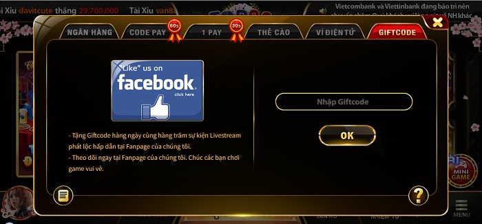 Hướng dẫn cách nhận giftcode top88