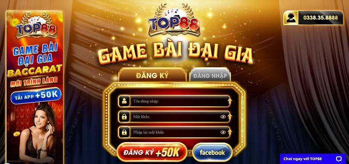 Hướng Dẫn Đăng Ký Tài Khoản top88