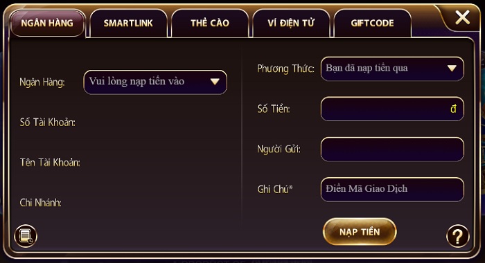 Hướng Dẫn Rút Nạp Tiền nhatvip