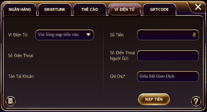 Hướng Dẫn Rút Nạp Tiền nhatvip