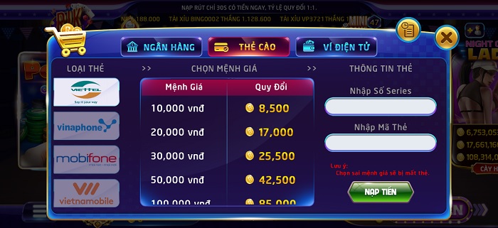 Hướng Dẫn Rút Nạp Tiền rikvip