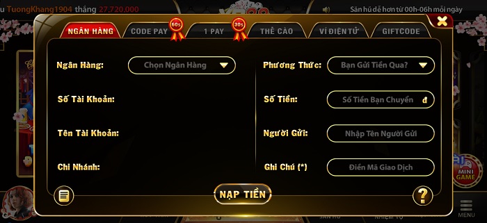 Hướng Dẫn Rút Nạp Tiền yo88