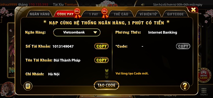 Hướng Dẫn Rút Nạp Tiền yo88