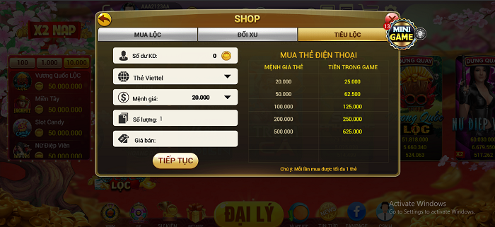 Các phương thức nạp rút tiền Nagavip