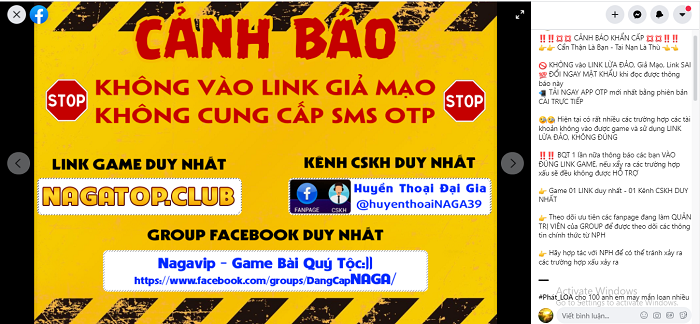 Nagavip lừa đảo có đúng sự thật?