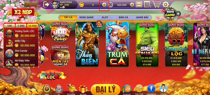 Các phương thức nạp rút tiền Nagavip