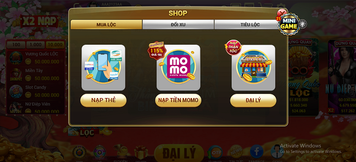 Các phương thức nạp rút tiền Nagavip