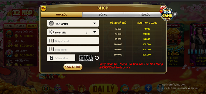 Các phương thức nạp rút tiền Nagavip