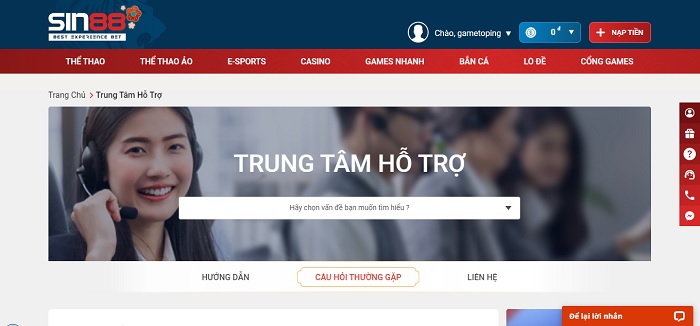 Sin88 | Link vào Sin88 mới nhất | Đánh giá nhà cái Sin88