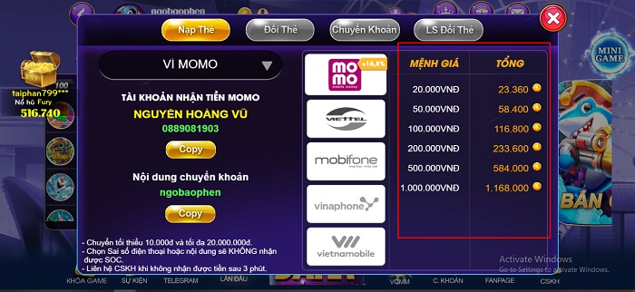 Các chương trình khuyến mãi hiện có tại Socvip