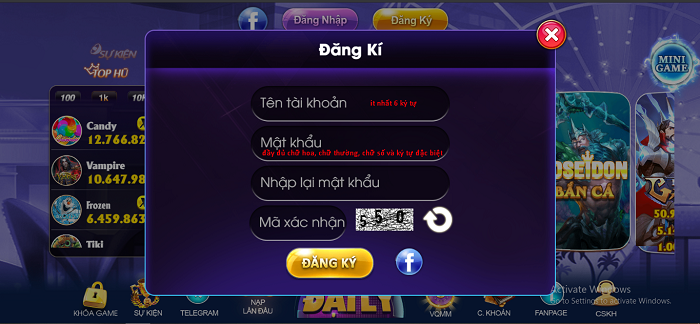 Những lưu ý về đăng ký tài khoản thông tin cơ bản tại Socvip