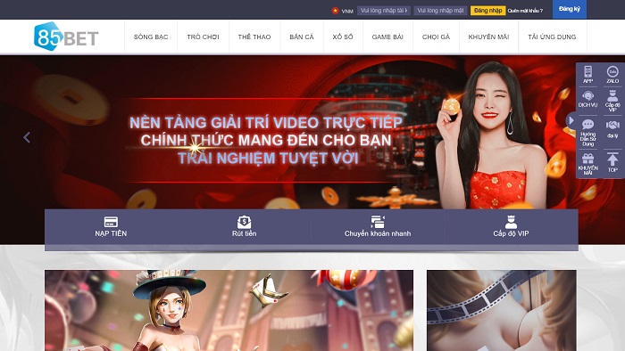 85bet | Link vào 85bet mới nhất | Đánh giá nhà cái 85bet