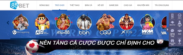 85bet | Link vào 85bet mới nhất | Đánh giá nhà cái 85bet