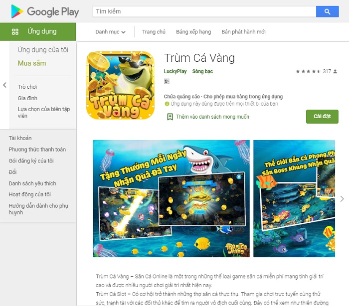 Trùm cá vàng | Tải Trùm cá vàng APK IOS mới nhất | Đánh giá game