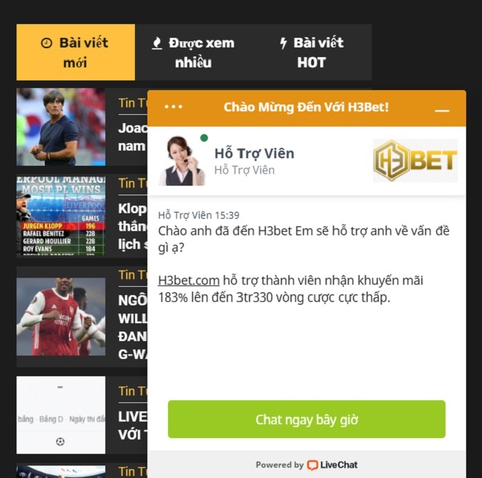 H3bet | Link vào H3bet mới nhất | Đánh giá nhà cái H3bet