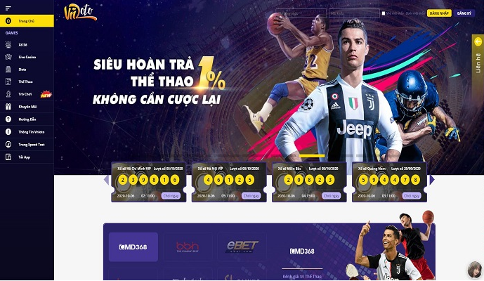 siêu hoàn trả 1% nhà cái VN tolo